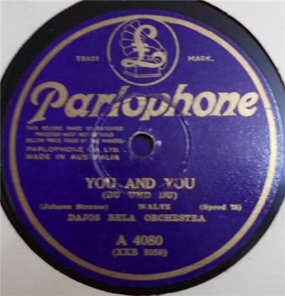 Dajos Bela Orchestra - Gypsy Love / You And You download mp3 flac