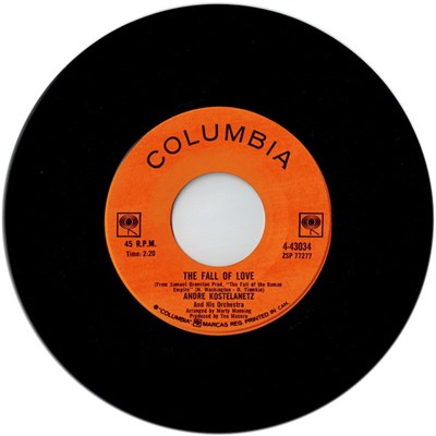 André Kostelanetz And His Orchestra - The Fall Of Love / Bluesette download mp3 flac