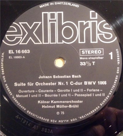 Johann Sebastian Bach - Kölner Kammerorchester, Helmut Müller-Brühl - Suite Für Orchester Nr. 1 C-dur BWV 1066 / Suite Für Orchester Nr. 2 H-moll BWV 1067 download mp3 flac