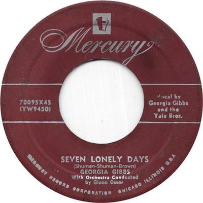 Georgia Gibbs - Seven Lonely Days download mp3 flac