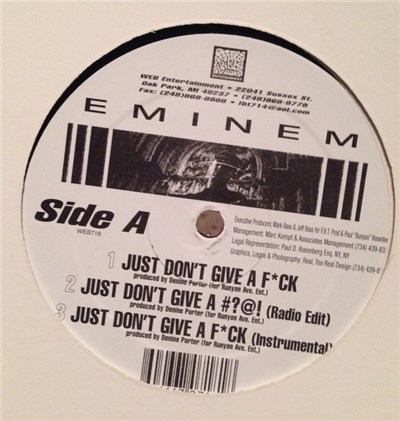 Eminem - Just Don't Give A F*ck download mp3 flac