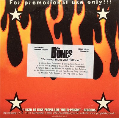 The Bones - Screwed, Blued And Tattooed download mp3 flac