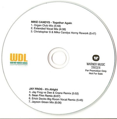 Mike Candys / Jay Frog - Together Again / It's Alright download mp3 flac