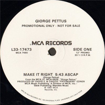 Giorge Pettus - Make It Right download mp3 flac