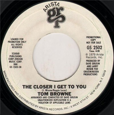 Tom Browne - I Never Was A Cowboy / The Closer I Get To You download mp3 flac