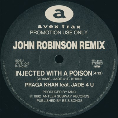 John Robinson Remix Praga Khan feat. Jade 4 U / Digital Volcano - Injected With A Poison / Explosion download mp3 flac