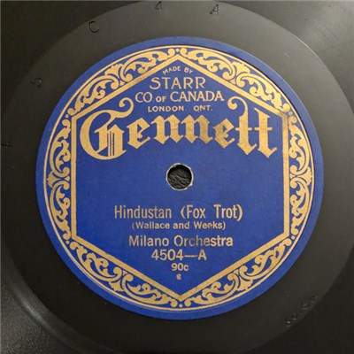Milano Orchestra / Riley's Cabaret Orchestra - Hindustan / I'm Glad I Can Make You Cry download mp3 flac