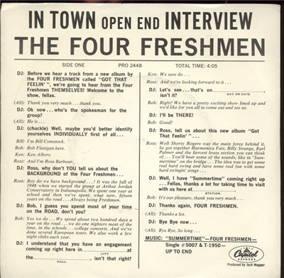 The Four Freshmen - In Town Open End Interview download mp3 flac