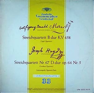 Wolfgang Amadeus Mozart, Joseph Haydn, Loewenguth-Quartett Paris - Streichquartett B-Dur KV 458 (Jagd-Quartett); Streichquartett Nr. 67 D-Dur Op. 64 Nr. 5 (Lerchenquartett) download mp3 flac
