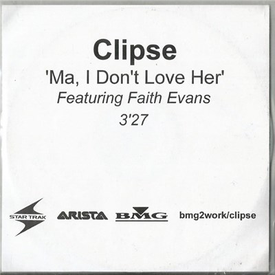 Clipse Featuring Faith Evans - Ma, I Don't Love Her download mp3 flac