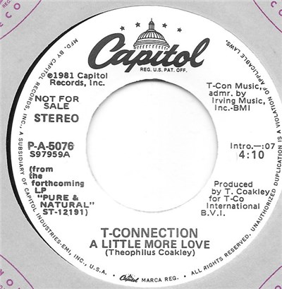 T-Connection - A Little More Love download mp3 flac