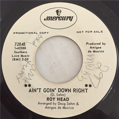 Roy Head - Ain't Goin' Down Right download mp3 flac