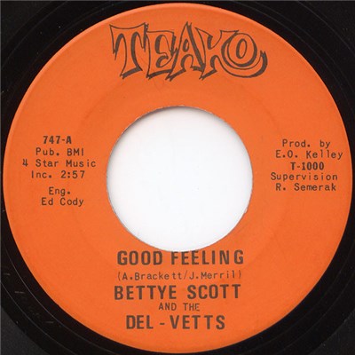 Bettye Scott And The Del - Vetts - Good Feeling / Down, Down, Down download mp3 flac