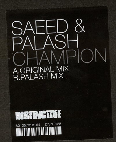 Saeed & Palash - Champion download mp3 flac