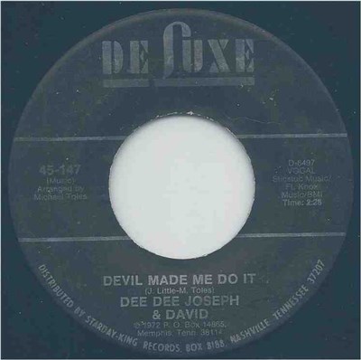 Dee Dee Joseph & David - Devil Made Me Do It download mp3 flac