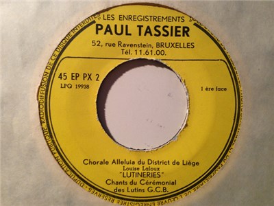 Chorale Alleluia Du District de Liege, Louise Laloux - Lutineires Chants Du Ceremonial Des Lutins G.C.B. download mp3 flac