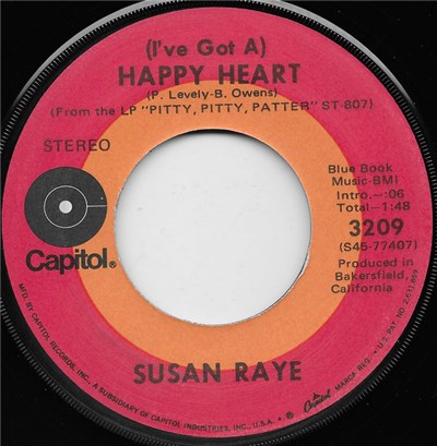 Susan Raye - (I've Got A) Happy Heart download mp3 flac
