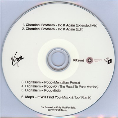 Chemical Brothers / Digitalism / Maps - Do It Again / Pogo / It Will Find You download mp3 flac