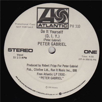 Peter Gabriel - Do It Yourself (D.I.Y.) download mp3 flac