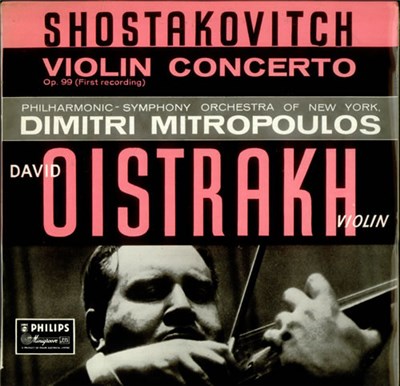 Shostakovitch - David Oistrakh, Philharmonic-Symphony Orchestra Of New York, Dimitri Mitropoulos - Violin Concerto (Op. 99) download mp3 flac