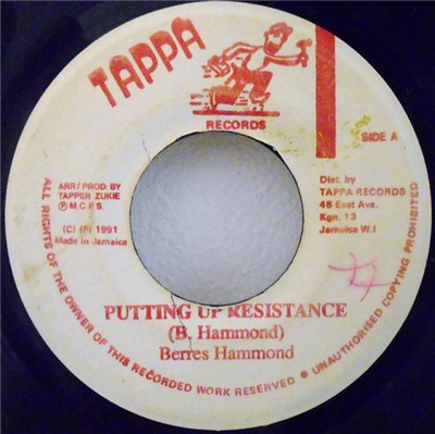 Berres Hammond / Sly Dunbar - Putting Up Resistance / The Acapella download mp3 flac