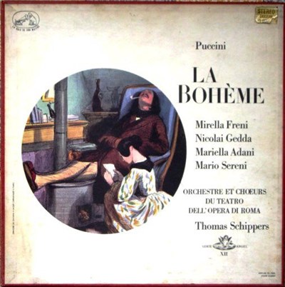 Puccini, Mirella Freni, Nicolai Gedda, Mariella Adani, Mario Sereni, Thomas Schippers - La Bohème download mp3 flac