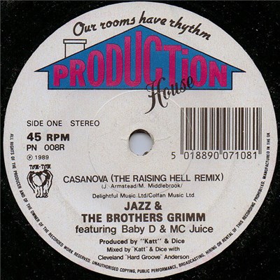 Jazz & The Brothers Grimm Featuring Baby D & MC Juice - Casanova (The Raising Hell Remix) download mp3 flac