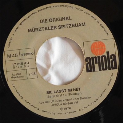Die Original Mürztaler Spitzbuam - A Liter Wein Kann's Ruhig Sein / Sie Lasst Mi Net download mp3 flac
