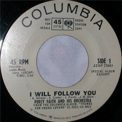 Percy Faith And His Orchestra - I Will Follow You download mp3 flac