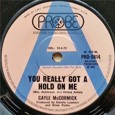 Gayle McCormick - You Really Got A Hold On Me download mp3 flac