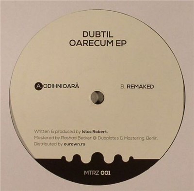 Dubtil - Oarecum EP download mp3 flac