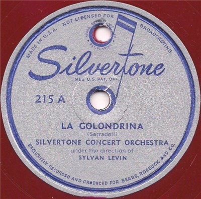 Silvertone Concert Orchestra - La Golondrina / Narcissus download mp3 flac