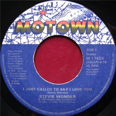 Stevie Wonder - I Just Called To Say I Love You download mp3 flac