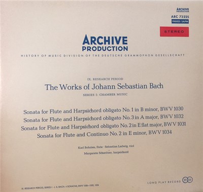 Karl Bobzien / Sebastian Ladwig / Margarete Scharitzer - 4 Sonatas, BWV 1030-1032, 1034 download mp3 flac