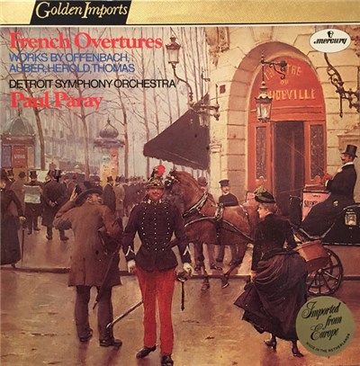 Offenbach, Auber, Herold, Thomas, Detroit Symphony Orchestra, Paul Paray - French Overtures download mp3 flac