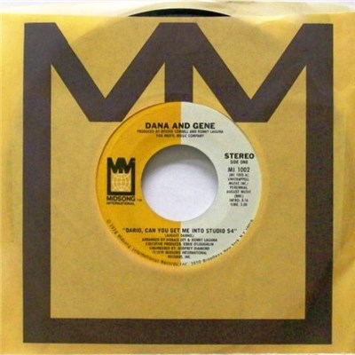 Dana And Gene - Dario, Can You Get Me Into Studio 54 download mp3 flac