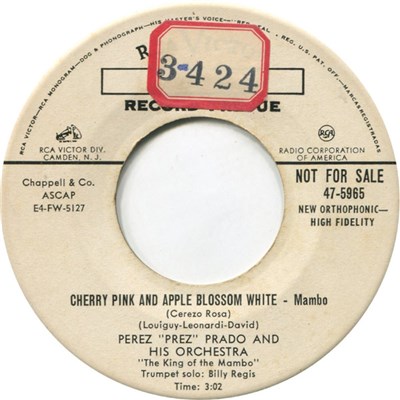 Perez "Prez" Prado And His Orchestra - Cherry Pink And Apple Blossom White / Maria Elena download mp3 flac