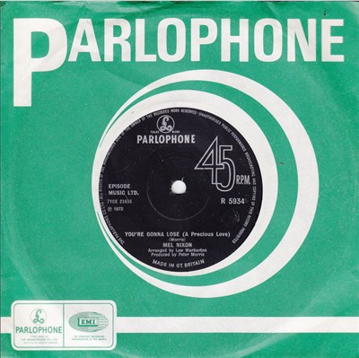 Mel Nixon - You're Gonna Lose (A Precious Love) / Heading Back Home To Love download mp3 flac