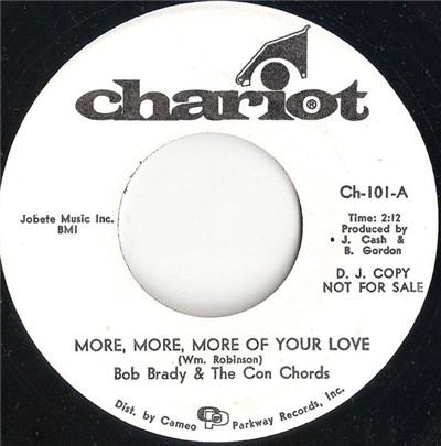 Bob Brady & The Con Chords - More, More, More Of Your Love download mp3 flac