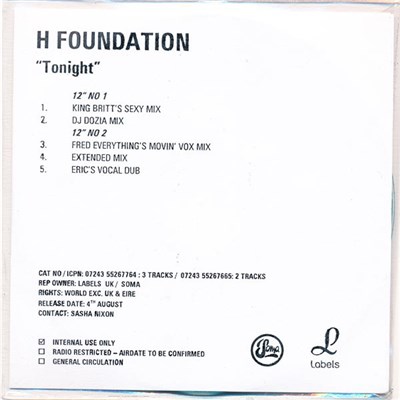 H Foundation - Tonight download mp3 flac