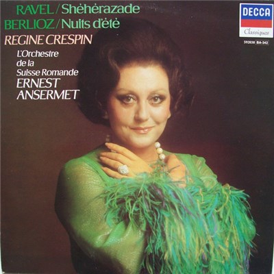 Ravel / Berlioz - Régine Crespin, L'Orchestre De La Suisse Romande, Ernest Ansermet - Shéhérazade - Nuits D'été download mp3 flac