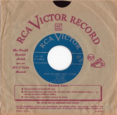 Perry Como With Lloyd Shaffer And His Orchestra - When You Were Sweet Sixteen download mp3 flac