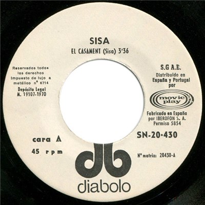 Sisa - El Casament / La Preso De Les Rodes De L'Amor download mp3 flac