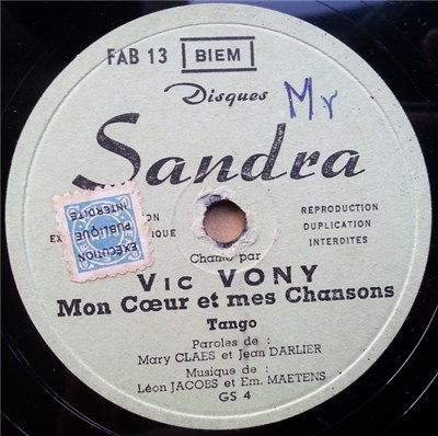 Vic Vony - Mon Coeur Et Mes Chansons / Chante Mandoline download mp3 flac