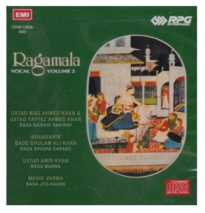 Ustad Amir Khan, Ustad Bade Ghulam Ali Khan, Ustad Niaz Ahmed Khan, Ustad Fayyaz Ahmed Khan, Manik Varma - Ragamala Vocal Vol 2 download mp3 flac