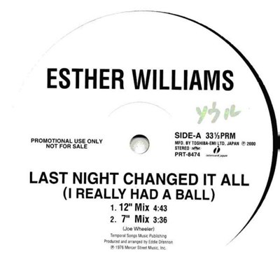Esther Williams - Last Night Changed It All (I Really Had A Ball) download mp3 flac