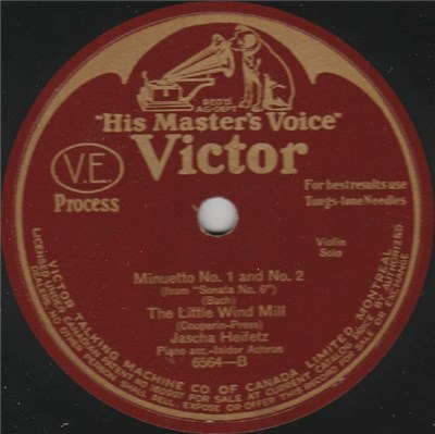 Jascha Heifetz - Waltz / Minuetto No.1 And No.2 / The Little Wind Mill download mp3 flac