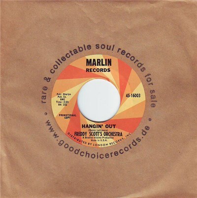 Freddy Scott's Orchestra - Hangin' Out / First Things First download mp3 flac