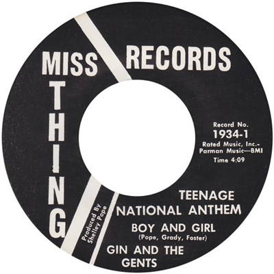 Gin And The Gents - Teenage National Anthem Boy And Girl / Dreams For Sale download mp3 flac