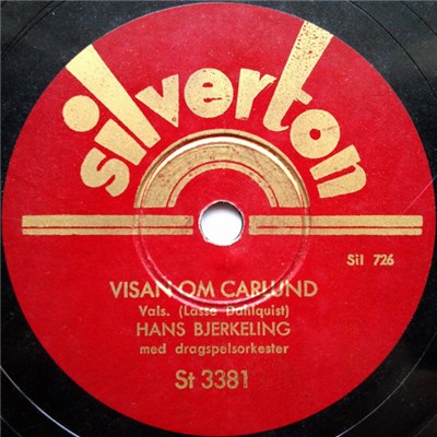 Hans Bjerkeling - Visan Om Carlund / Stuvarevalsen download mp3 flac